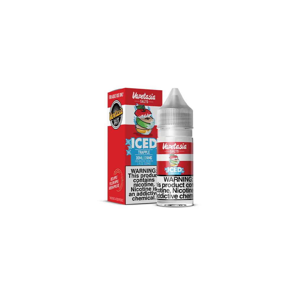 Vapetasia Salt Series E-Liquid 30mL | Iced Trapple with Packaging