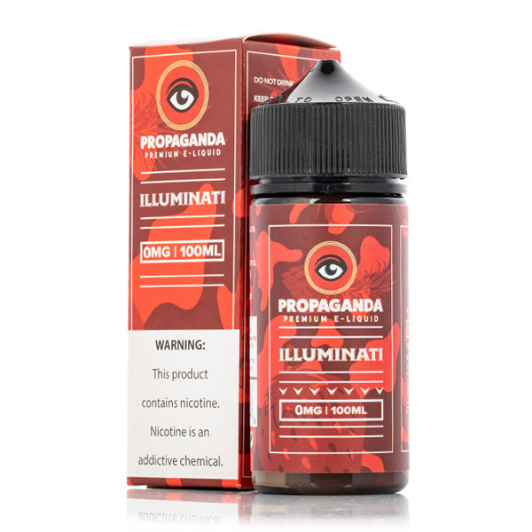Propaganda E-Liquid 100mL Illuminati with packaging