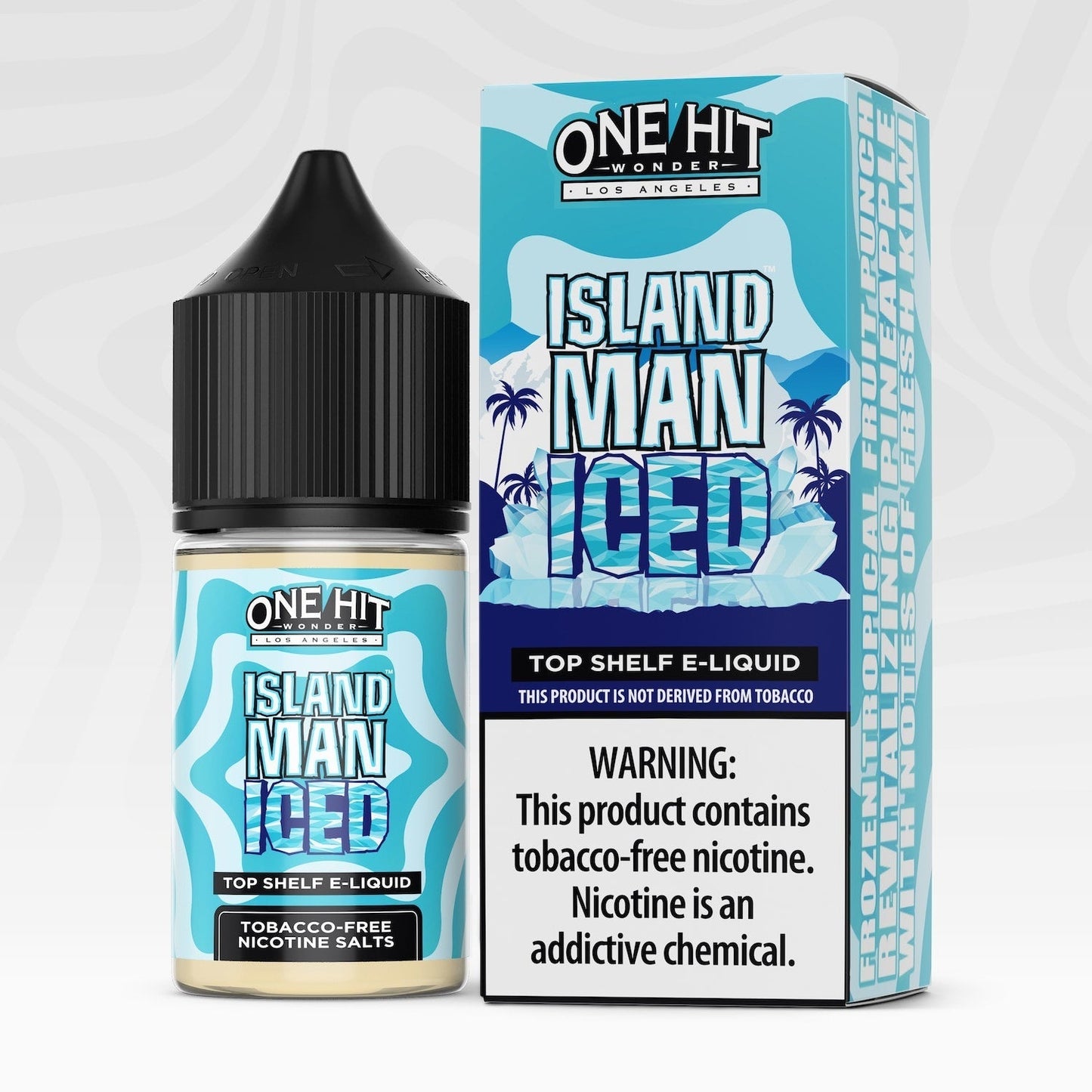 One Hit Wonder TFN Salt Series E-Liquid 30mL (Salt Nic) | Island Man Iced with packaging