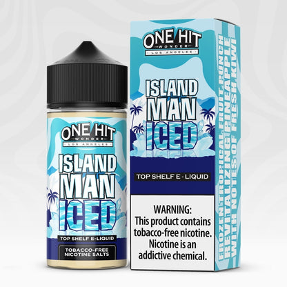 One Hit Wonder TFN Series E-Liquid 100mL (Freebase) | Island Man Iced with packaging