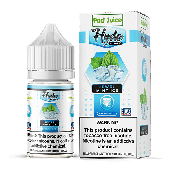 Pod Juice Hyde Salt Series E-Liquid 30mL (Salt Nic) | Jewel Mint Ice with packaging