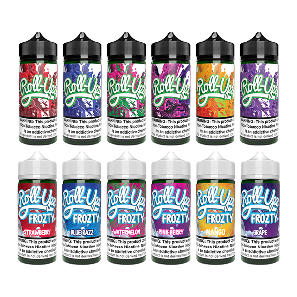 Juice Roll Upz Series E-Liquid 100mL (Freebase) | Group Photo