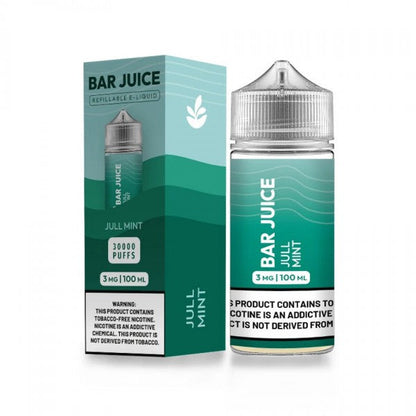 Bar Juice BJ30000 E-Liquid 100mL (Freebase) Jull Mint with Packaging