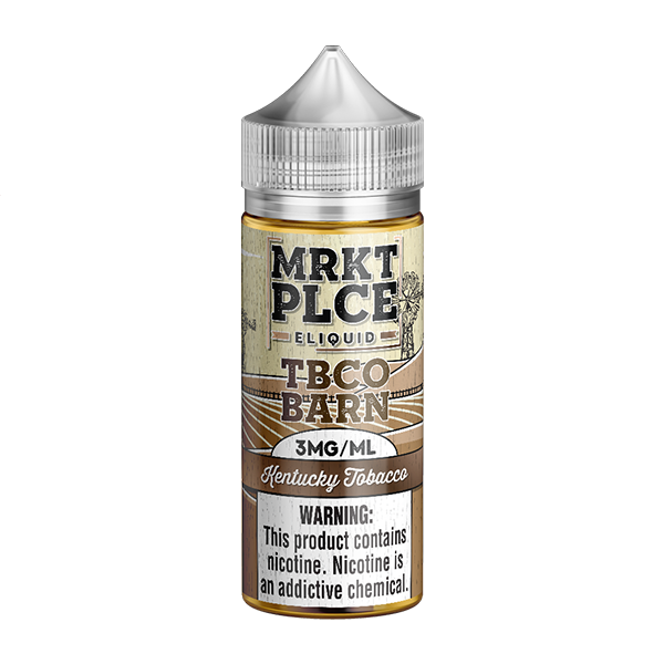TBCO Barn by MRKT PLCE E-Liquid 0mg | 100mL (Freebase) Kentucky Tobacco