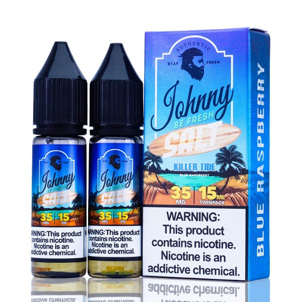 Johnny AppleVapes Salt Series E-Liquid x2-15mL Killer Tide with packaging