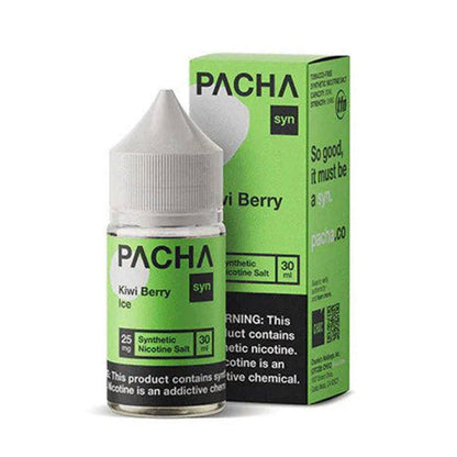 Pachamama TFN Salt Series E-Liquid 30mL (Salt Nic) | Kiwi Berry Ice with packaging