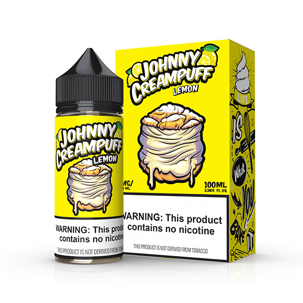 Tinted Brew Johnny Creampuff TFN Series E-Liquid 100mL | Lemon with packaging
