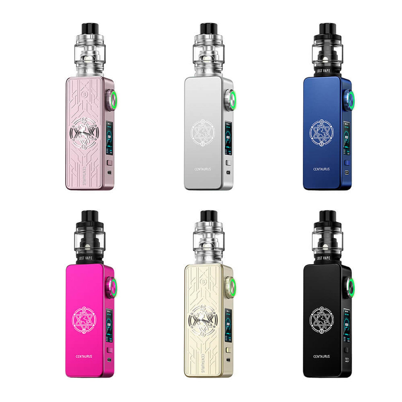 Lost Vape Centaurus m100 Kit | Centaurus Sub Coo Tank Edition group photo