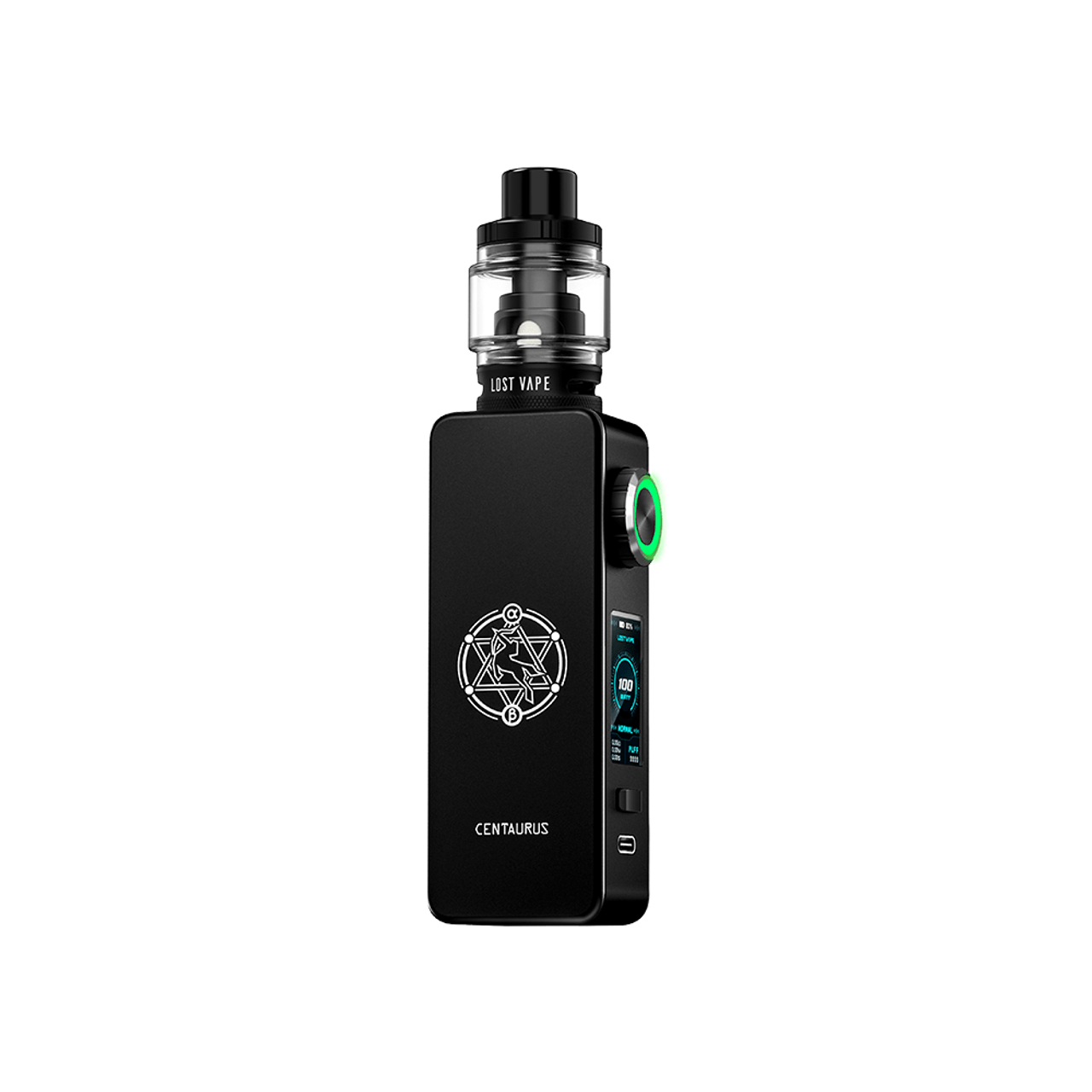 Lost Vape Centaurus m100 Kit | Centaurus Sub Coo Tank Edition knight black