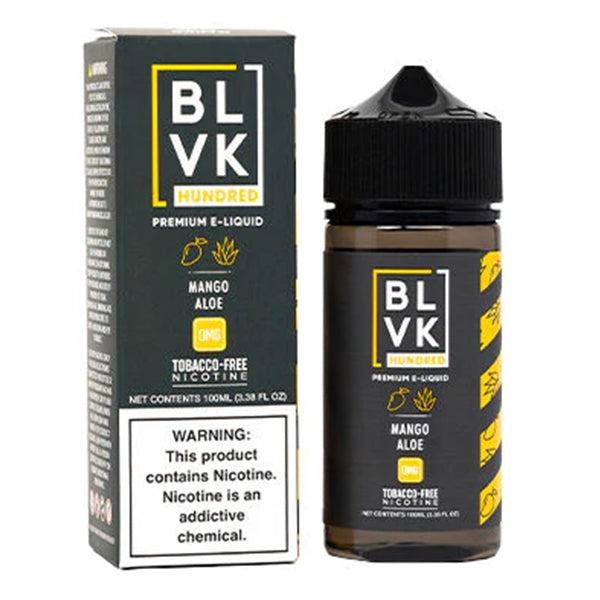 BLVK TFN Series E-Liquid 100mL (Freebase) | 0mg  Mango Aloe with packaging