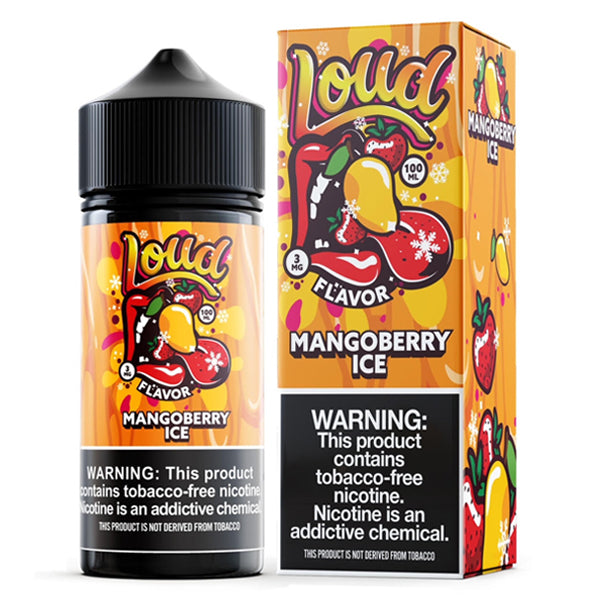 Loud TFN Series E-Liquid 100mL Mango Berry Ice with packaging