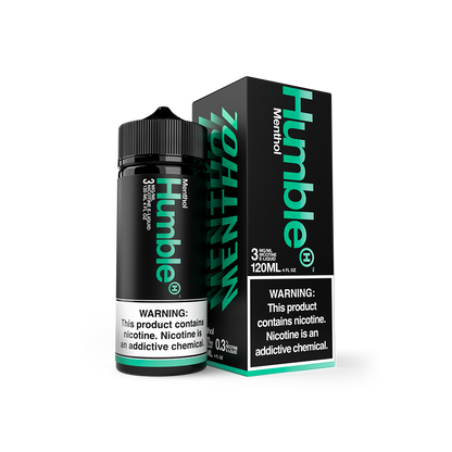 Humble TFN Series E-Liquid 120 mL Freebase Menthol with packaging