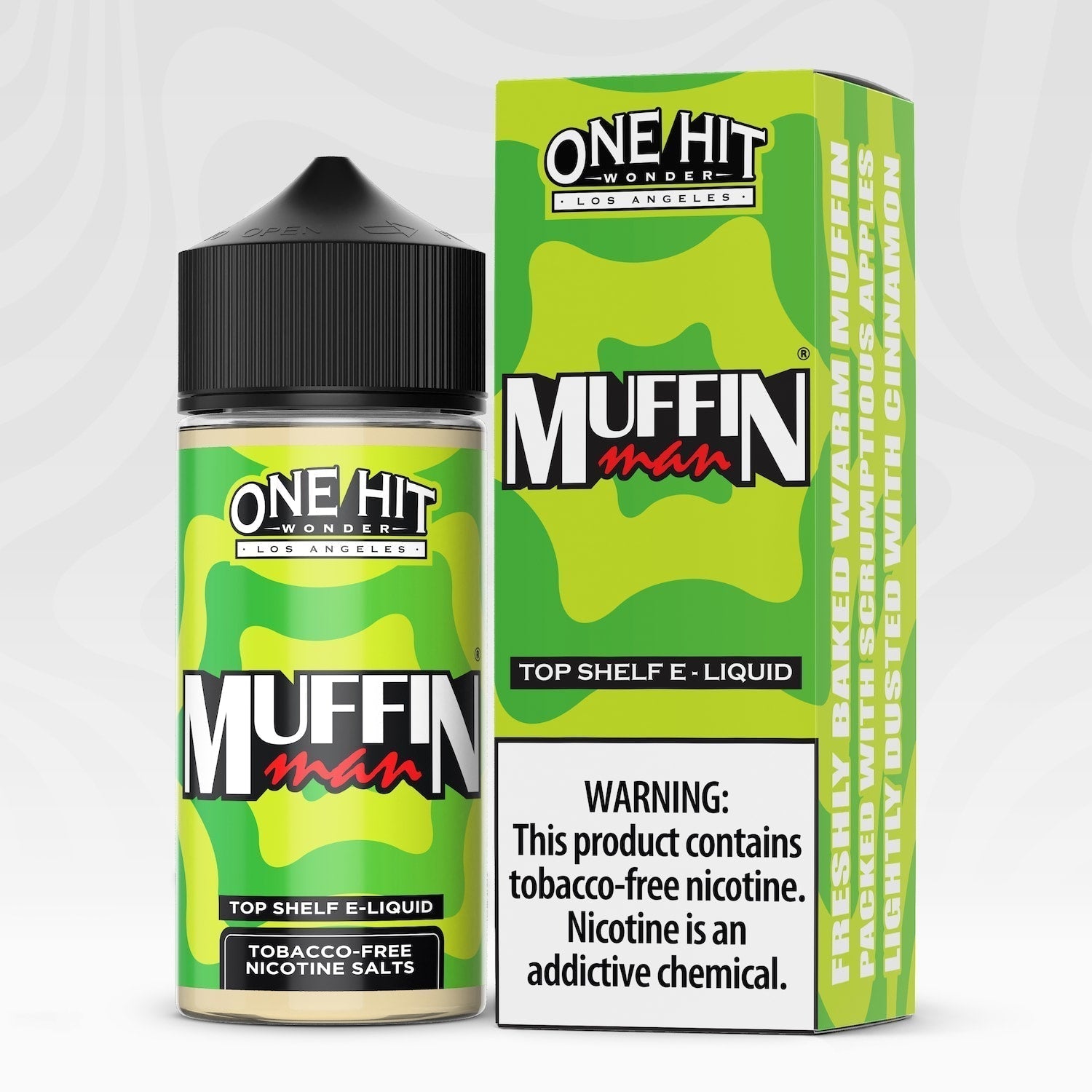 One Hit Wonder TFN Series E-Liquid 100mL (Freebase) | Muffin Man with packaging
