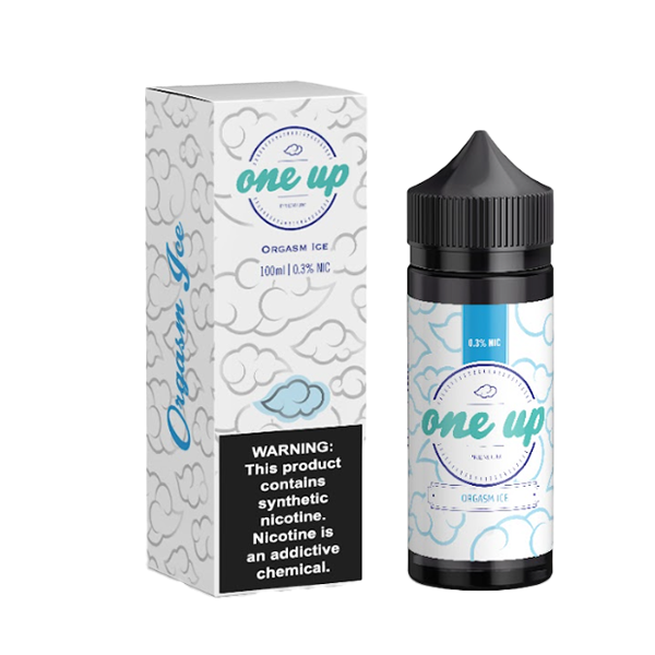 One Up TFN E-Liquid 100mL (Freebase) | Orgasm Ice With Packaging