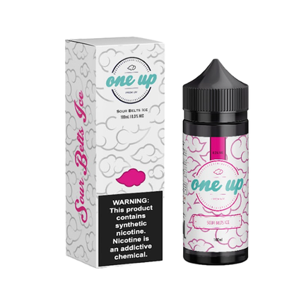 One Up TFN E-Liquid 100mL (Freebase) | Sour Belts Ice With Packaging