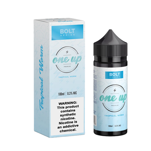 One Up TFN E-Liquid 100mL (Freebase) | Tropical Worm With Packaging
