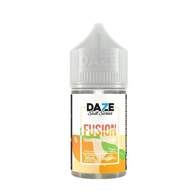 7Daze Fusion Salt Series E-Liquid 30mL (Salt Nic) Orange Cream Mango
