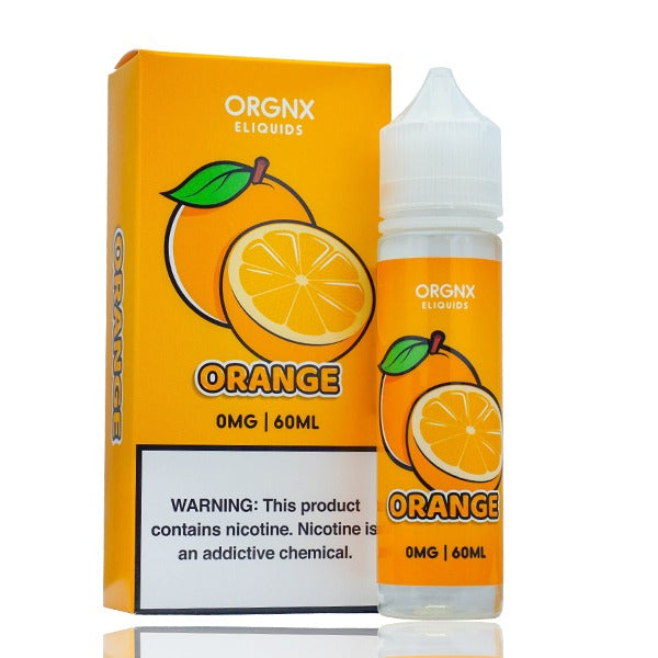 ORGNX Series E-Liquid 60mL (Freebase) | Orange with packaging
