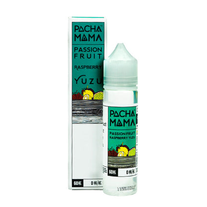 Pachamama TFN Series E-Liquid 60mL (Freebase) | Passionfruit Raspberry Yuzu with packaging