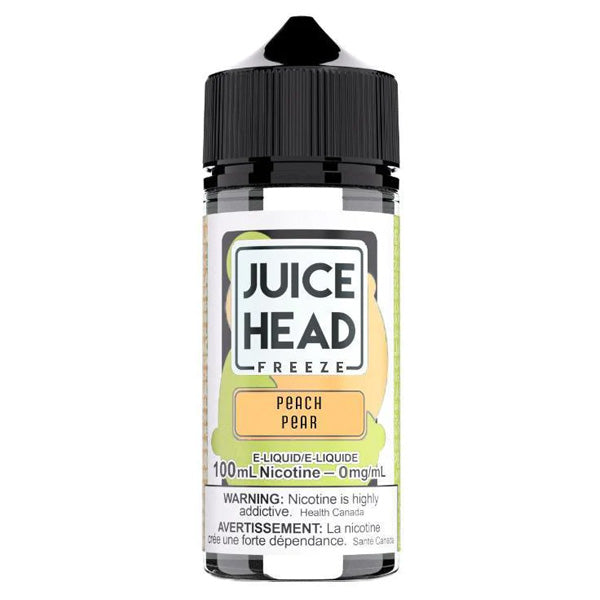 Juice Head Series E-Liquid 3mg | 100mL (Freebase) Peach Pear Freeze with Packaging