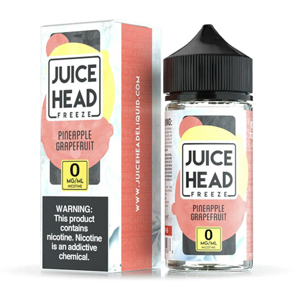 Juice Head Series E-Liquid 3mg | 100mL (Freebase) Pineapple Grapefruit Freeze with Packaging