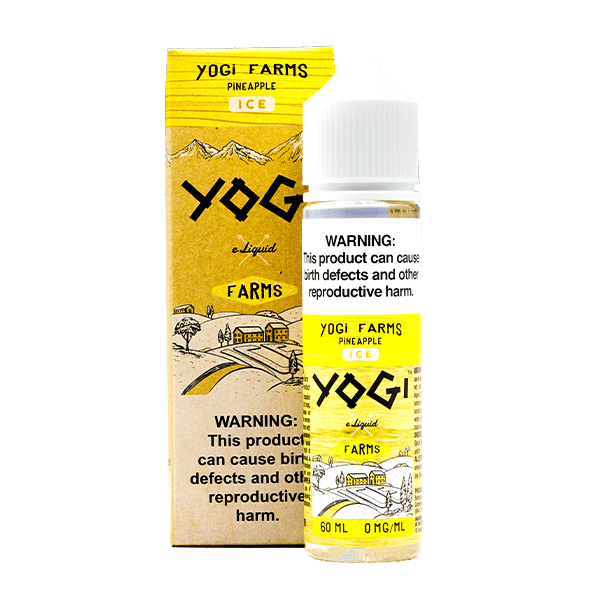 Yogi E-Liquid 60mL | (Original & Farms Series) Pineapple Ice with Packaging