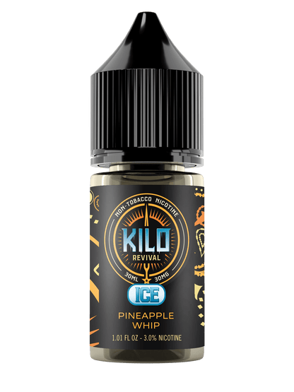 Kilo Revival TFN Salt Series E-Liquid 30mL Pineapple Whip Ice with packaging