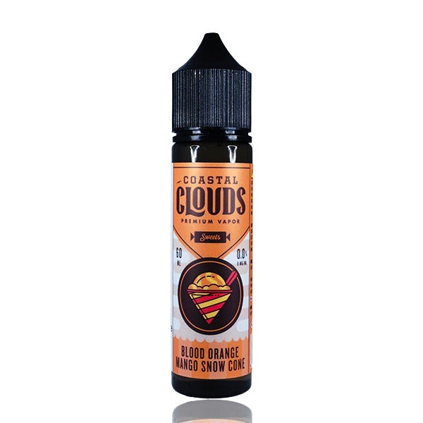 Coastal Clouds 60mL E-Liquid Series (Freebase) | Blood Orange Mango Snow cone