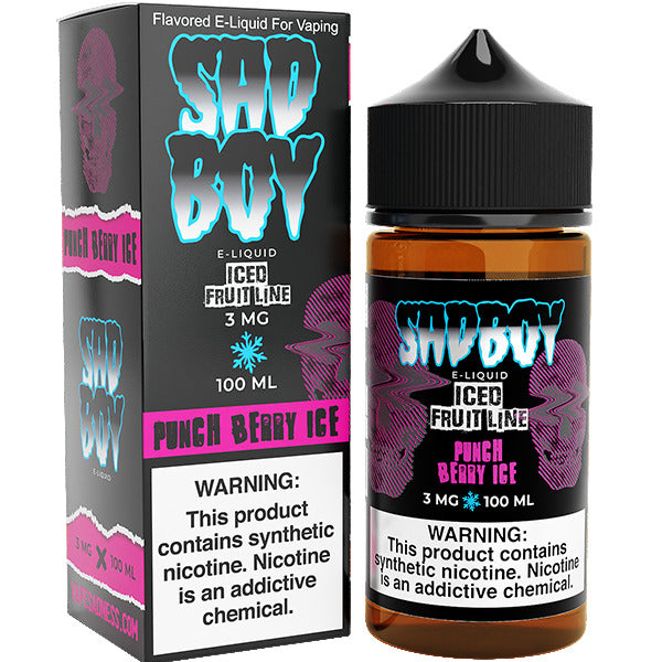 Sadboy Series E-Liquid 100mL | Pucnh Berry Ice with Packaging
