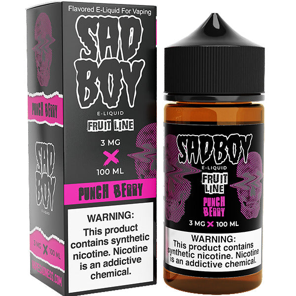 Sadboy Series E-Liquid 100mL | Punch Berry with Packaging