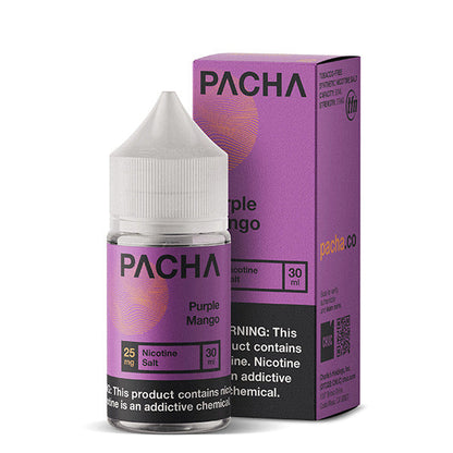 Pachamama TFN Salt Series E-Liquid 30mL (Salt Nic) | Purple Mango with packaging