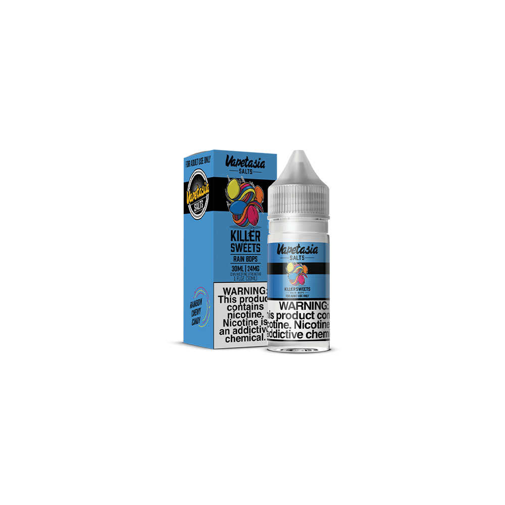 Vapetasia Salt Series E-Liquid 30mL | Sweet Rain Bops with Packaging