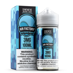 Air Factory TFN Series E-Liquid 100mL (Freebase) | Razzberry Blast with packaging