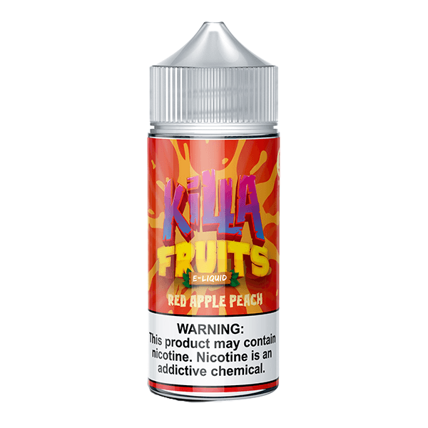 Killa Fruits Series E-Liquid 100mL (Freebase) | Red Apple Peach