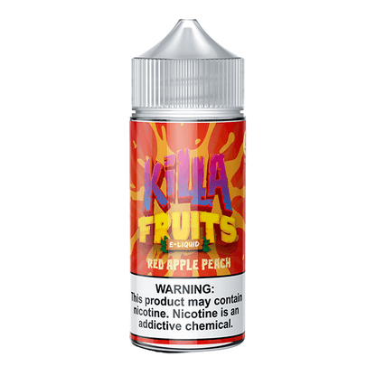 Killa Fruits Series E-Liquid 100mL (Freebase) | Red Apple Peach