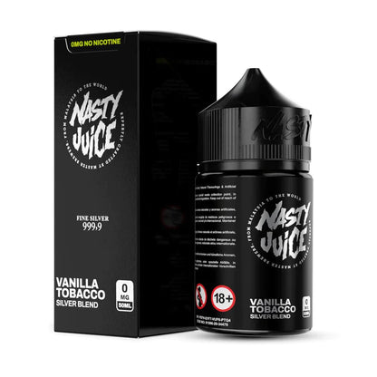 Nasty Juice E-Liquid 60mL (Freebase) | Silver Blend with Packaging