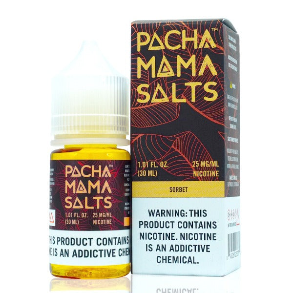 Pachamama TFN Salt Series E-Liquid 30mL (Salt Nic) | Sorbet with packaging
