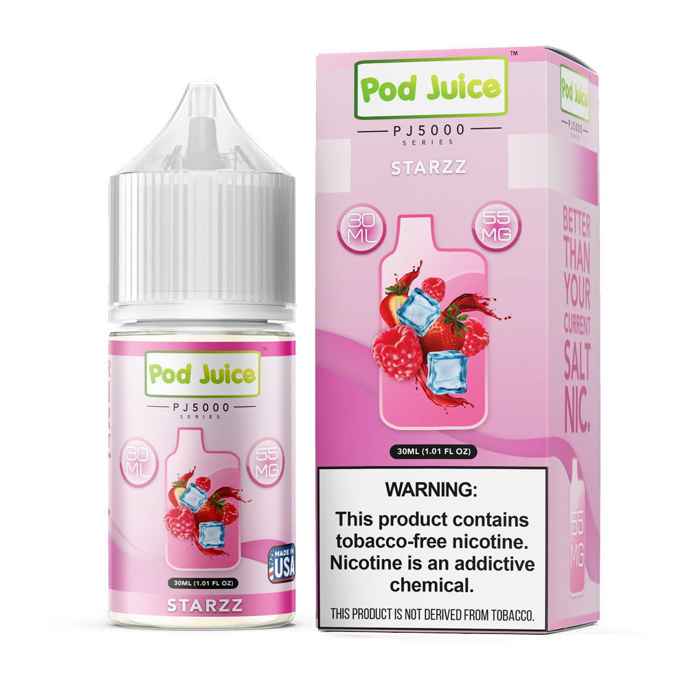 Pod Juice Salt Series E-Liquid 30mL Starzz with packaging