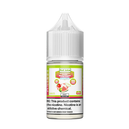 Pod Juice Salt Series E-Liquid 30mL Strawberry Apple Watermelon Freeze bottle