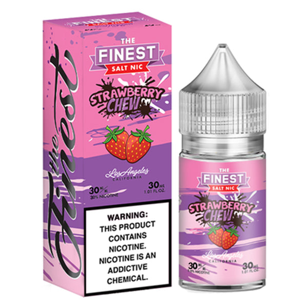 Finest Salt Series E-Liquid 30mL (Salt Nic) | Strawberry Chew with packaging