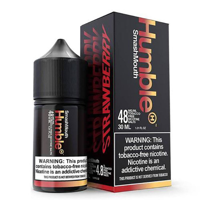 Humble Salt Series E-Liquid 30mL (Salt Nic) Smash Mouth with packaging