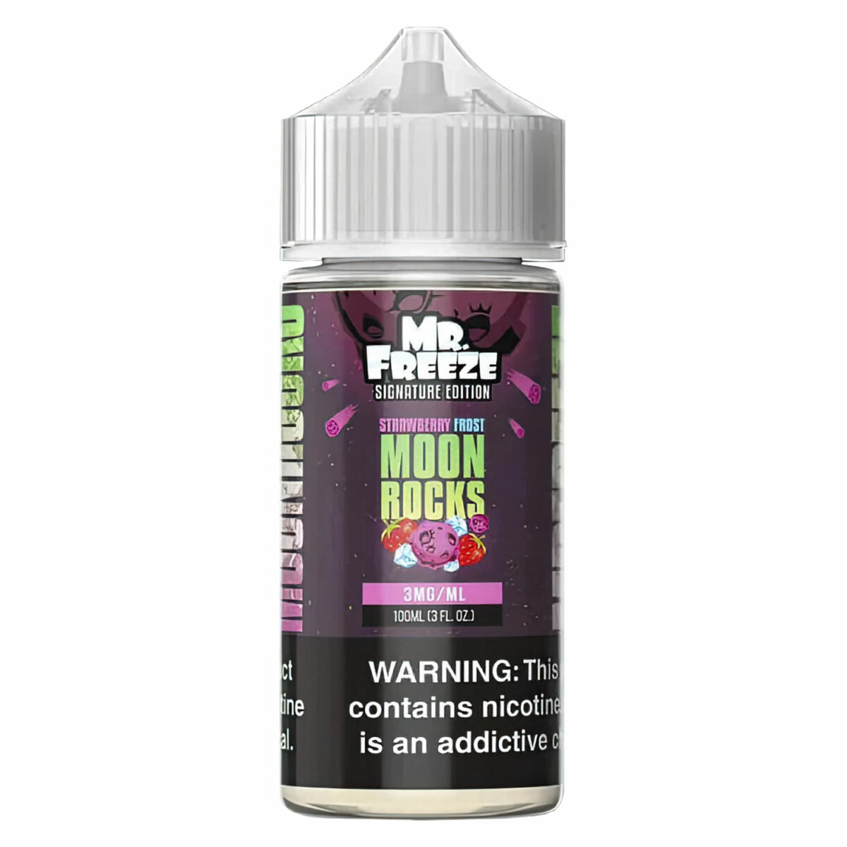 Mr. Freeze TFN Series E-Liquid 100mL (Freebase) | Strawberry Frost Moon Rocks