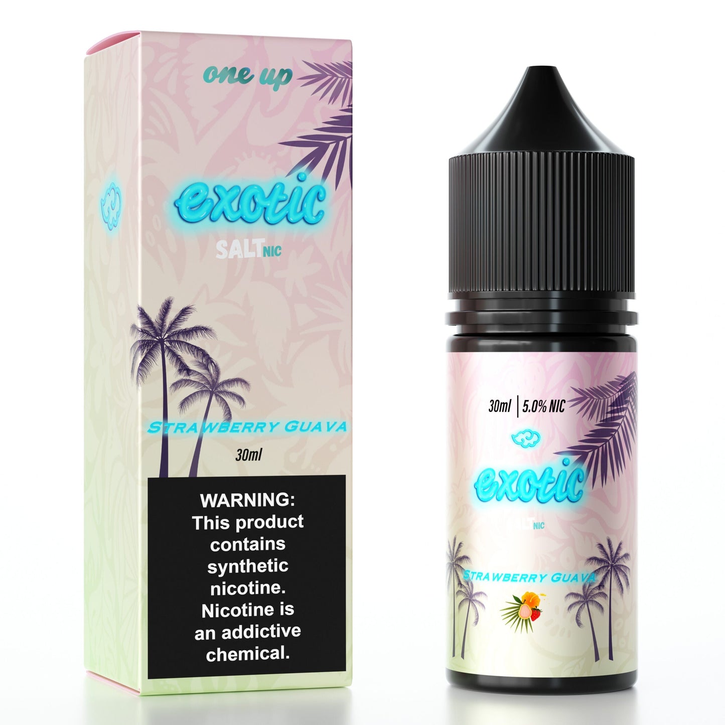 One Up TFN Salt Series E-Liquid 30mL (Salt Nic) | Strawberry Guava With Packaging