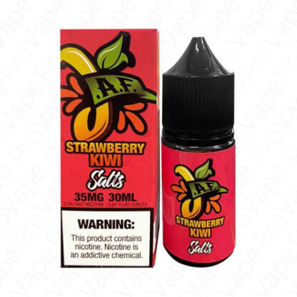 Juicy AF TFN Salt Series E-Liquid 30mL (Salt Nic) | Strawberry Kiwi with packaging