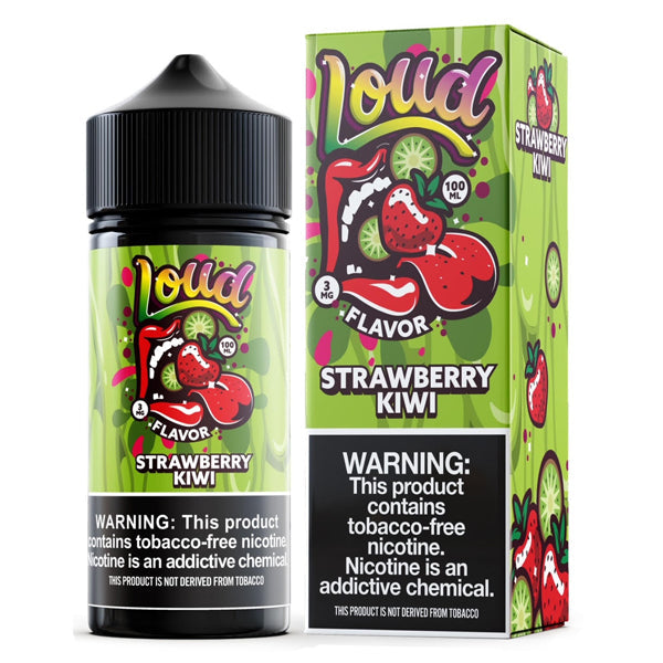 Loud TFN Series E-Liquid 100mL Strawberry Kiwi with packaging