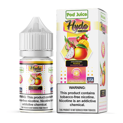 Pod Juice Hyde Salt Series E-Liquid 30mL (Salt Nic) | Strawberry Mango Dragonfruit with packaging