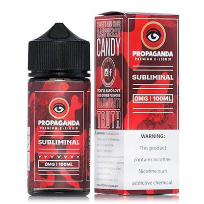Propaganda E-Liquid 100mL Subliminal with packaging