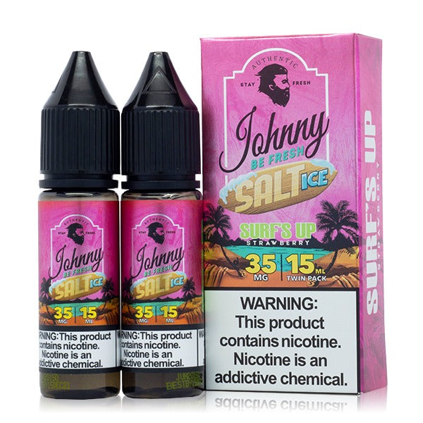 Johnny AppleVapes Salt Series E-Liquid x2-15mL Surf Up Ice Salt with packaging