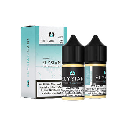 Elysian Salt Series E-Liquid x2-30mL (Salt Nic) | The Bard with packaging