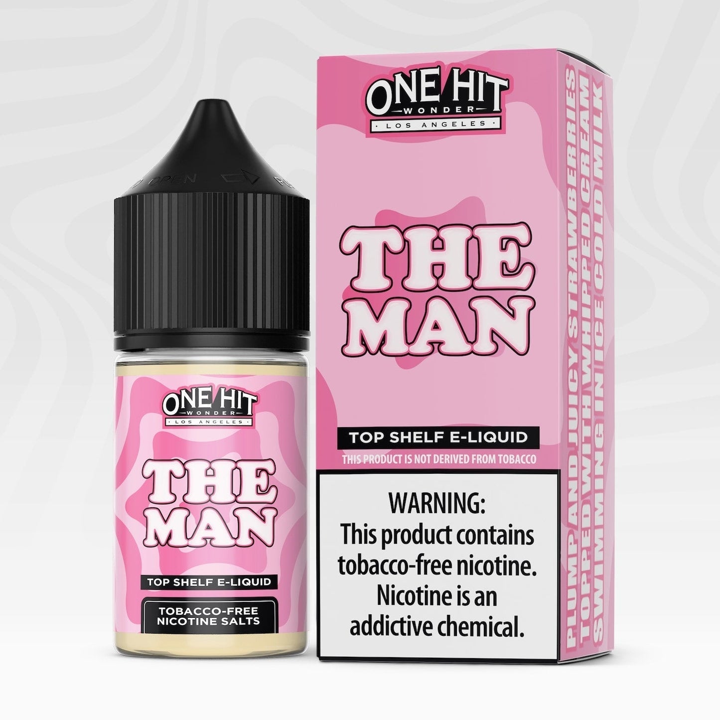 One Hit Wonder TFN Salt Series E-Liquid 30mL (Salt Nic) | The Man with packaging